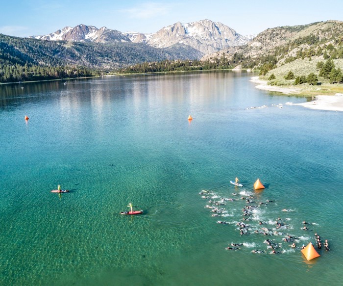 June lake swim