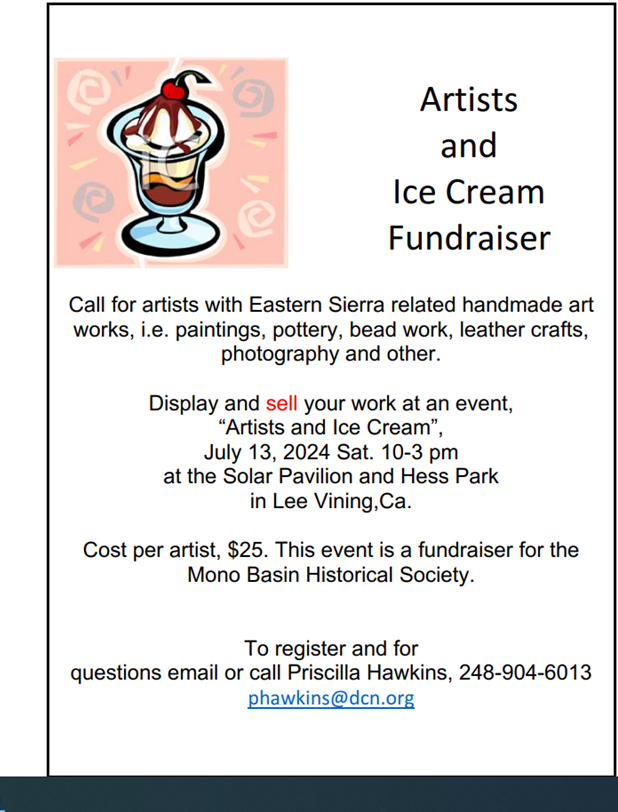 Artists and ice cream