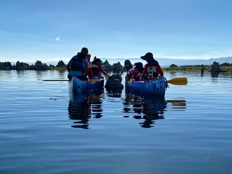 mono lake guided canoe tour