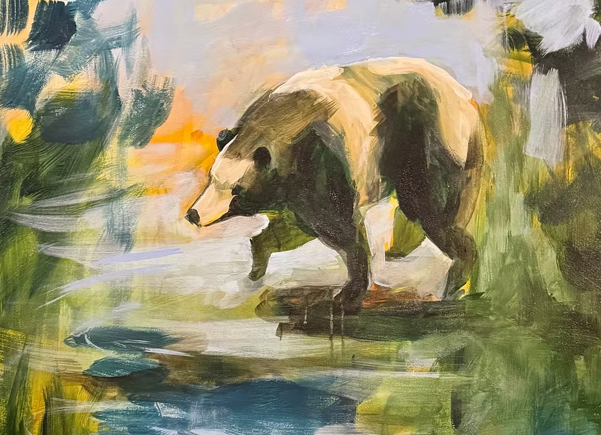 painting in acrlyic